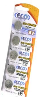 BATERIA 3V CR2032 C/ 5 UNIDADES